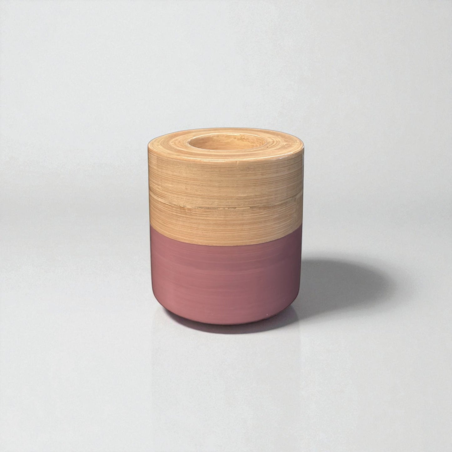 Bambus-Teelichthalter