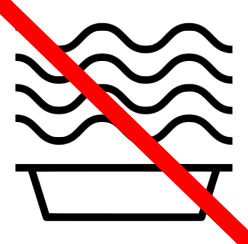 Pflegehinweise Symbol