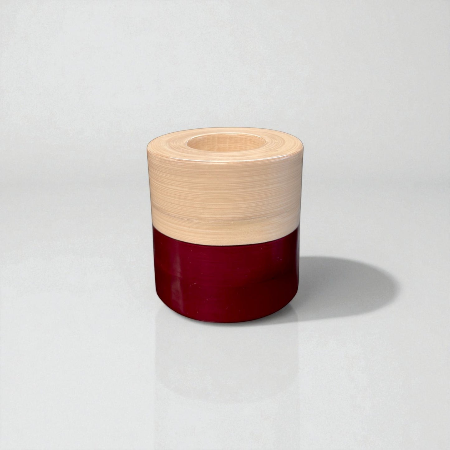 Bambus-Teelichthalter