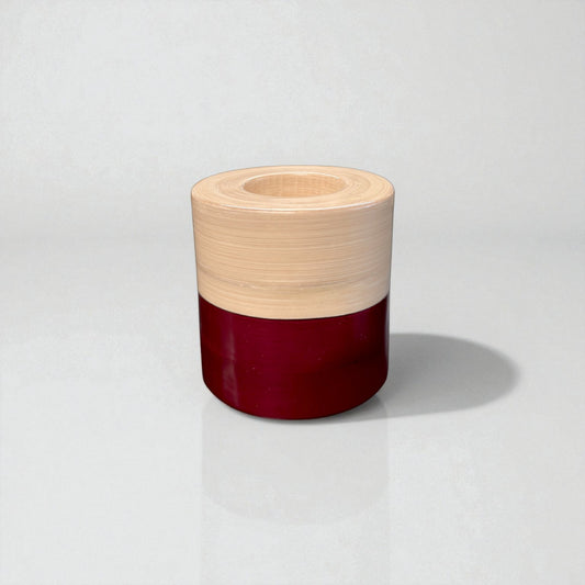 Bambus-Teelichthalter