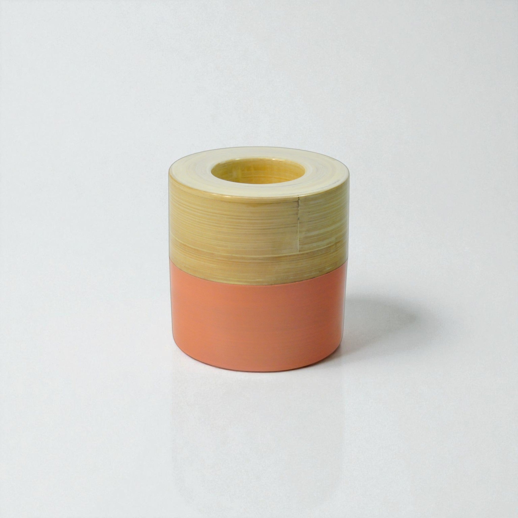 Bambus-Teelichthalter