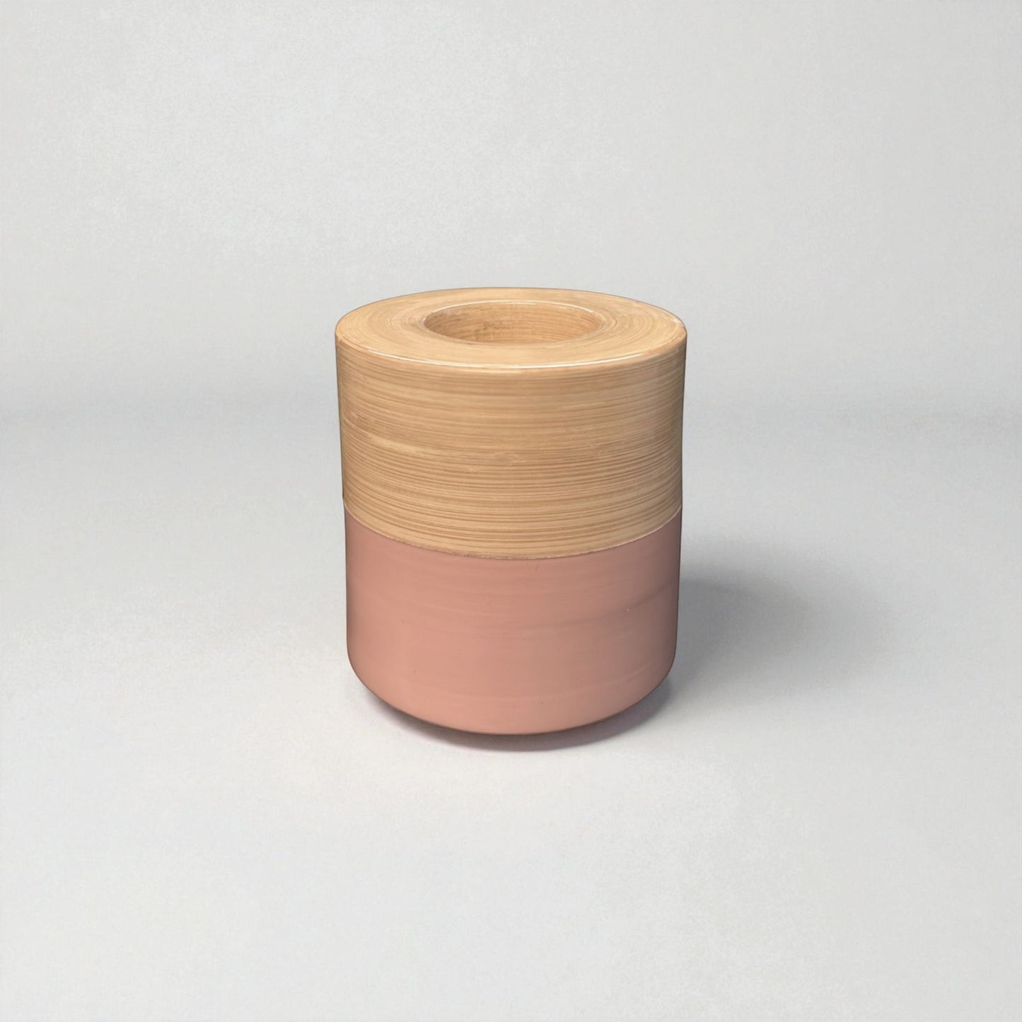 Bambus-Teelichthalter