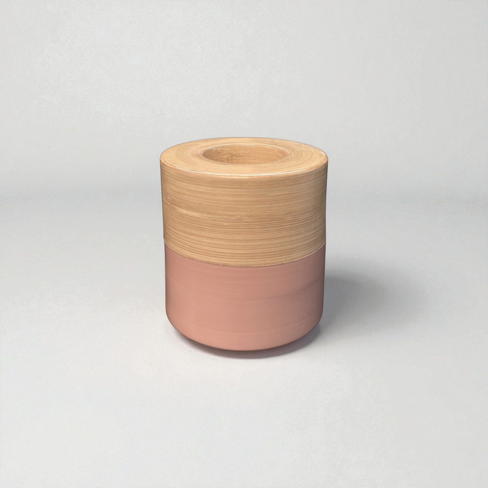 Bambus-Teelichthalter