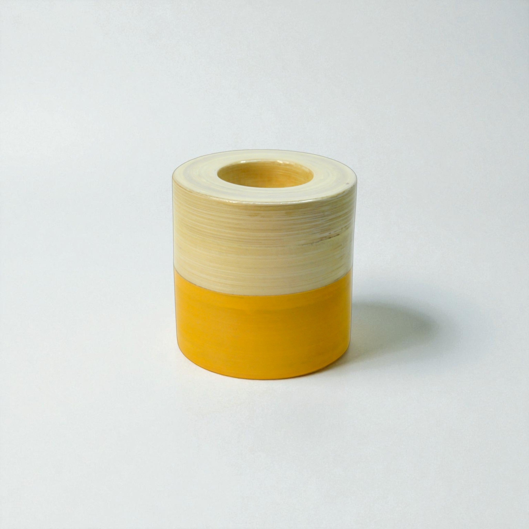 Bambus-Teelichthalter