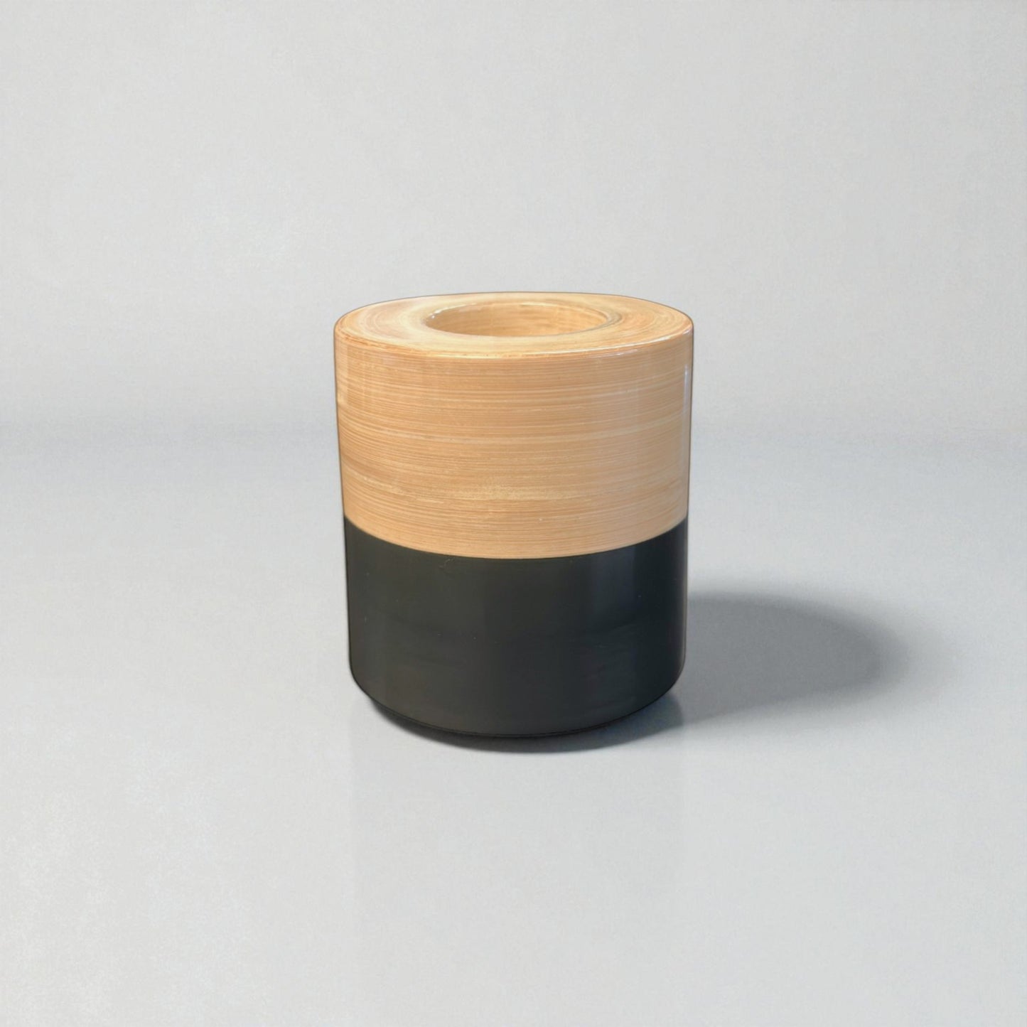 Bambus-Teelichthalter