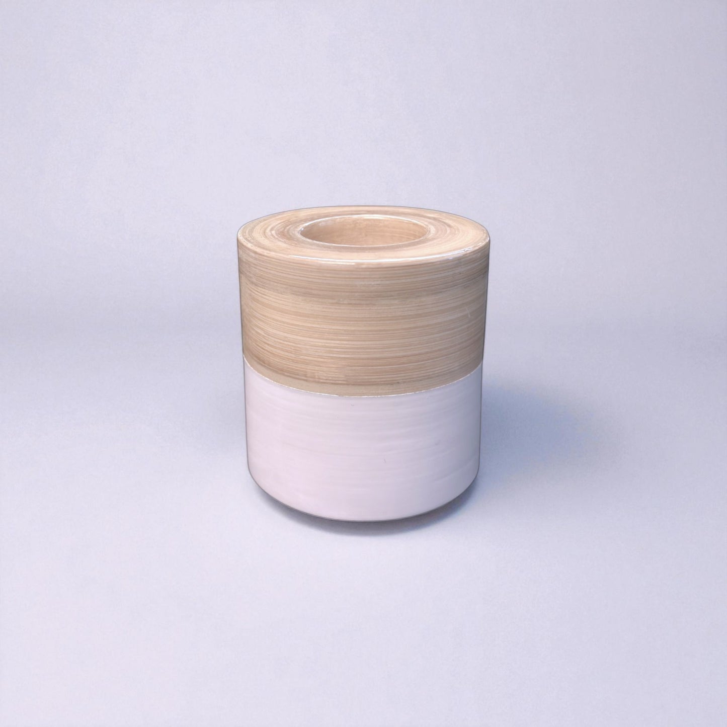 Bambus-Teelichthalter