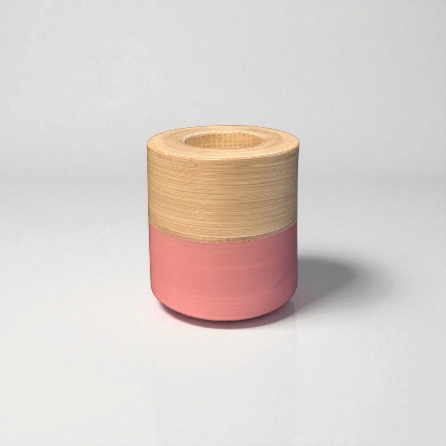 Bambus-Teelichthalter