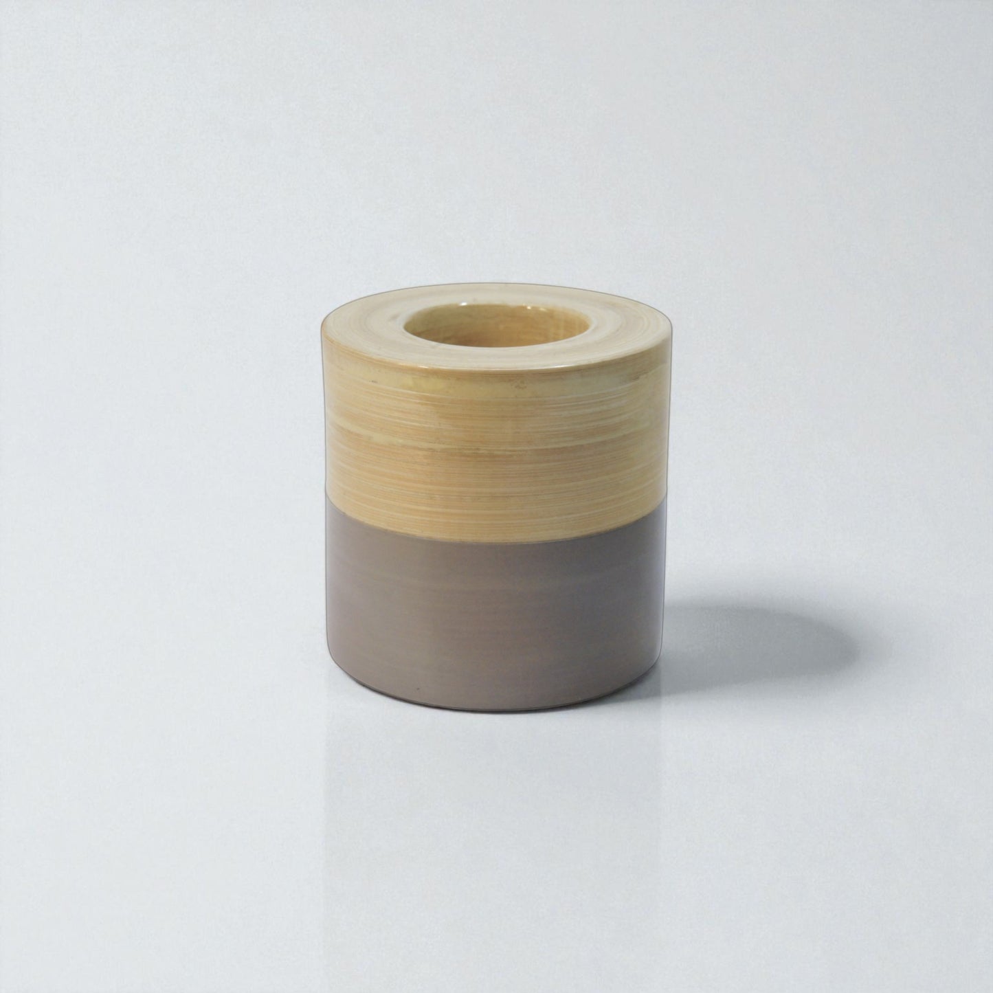 Bambus-Teelichthalter