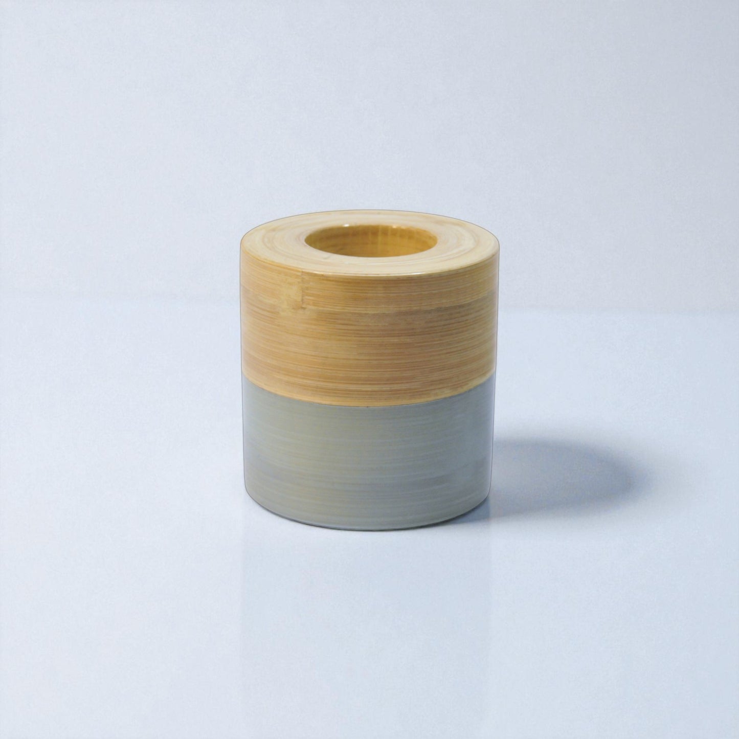 Bambus-Teelichthalter