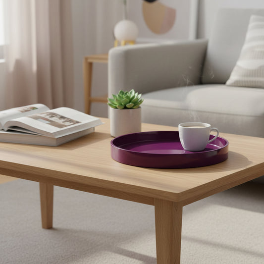 Lacquer-Tablett Ø20