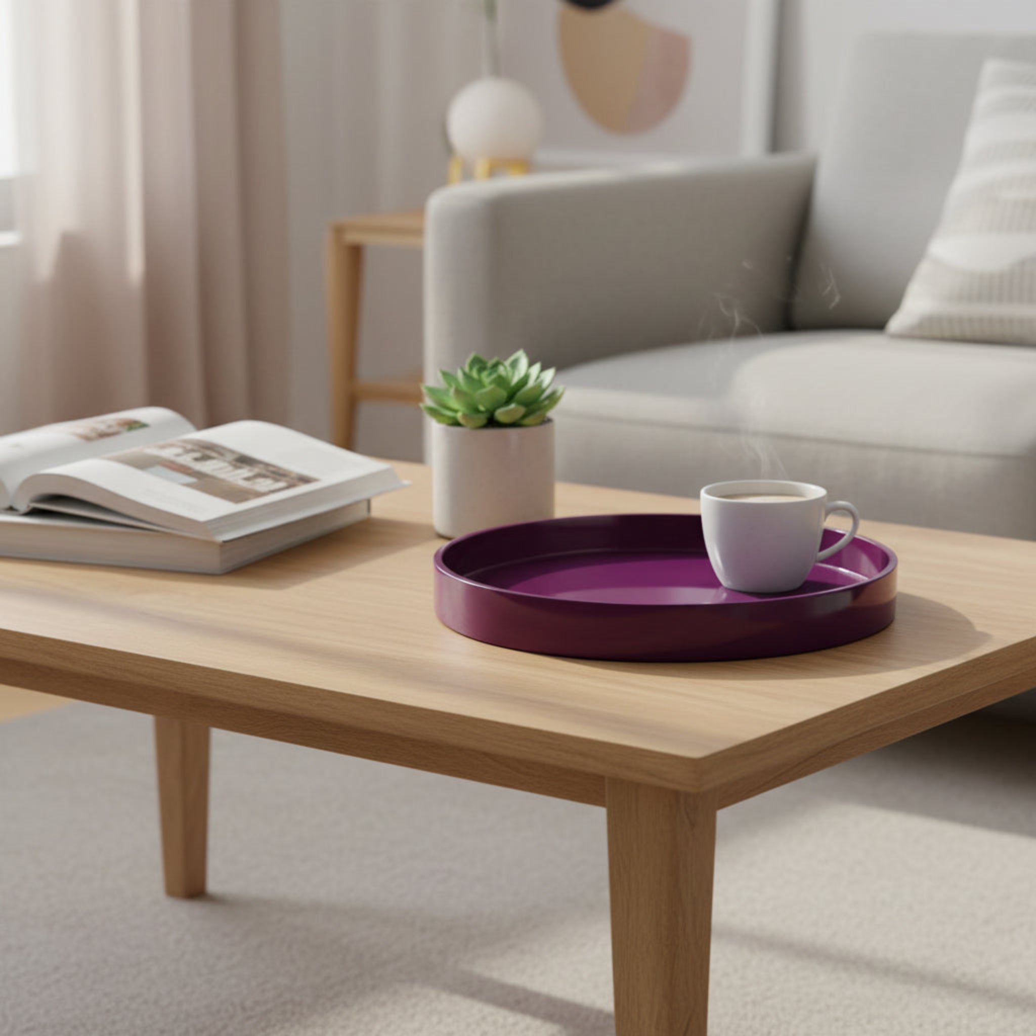 Lacquer-Tablett Ø30