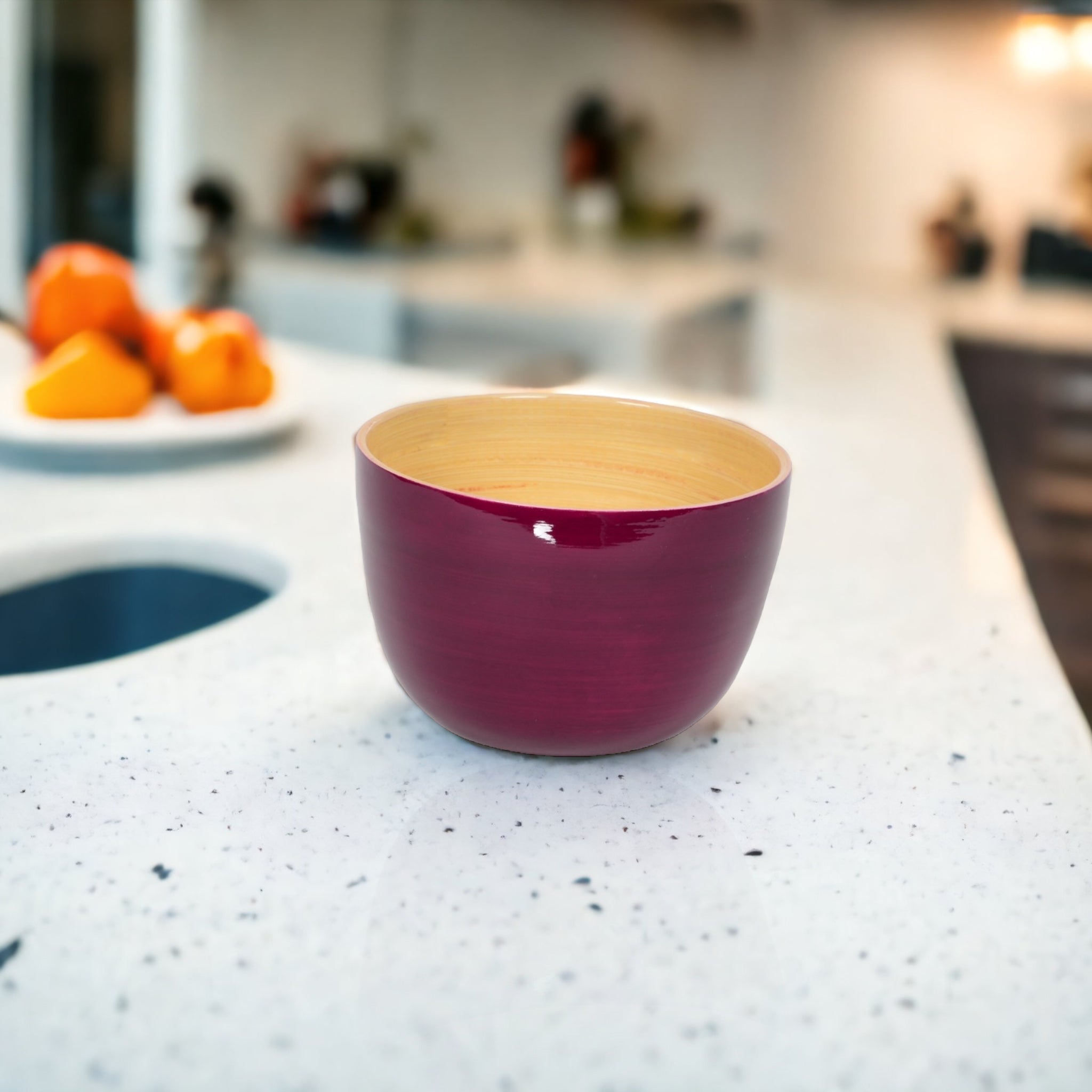 Bambus-Schüssel 12x8