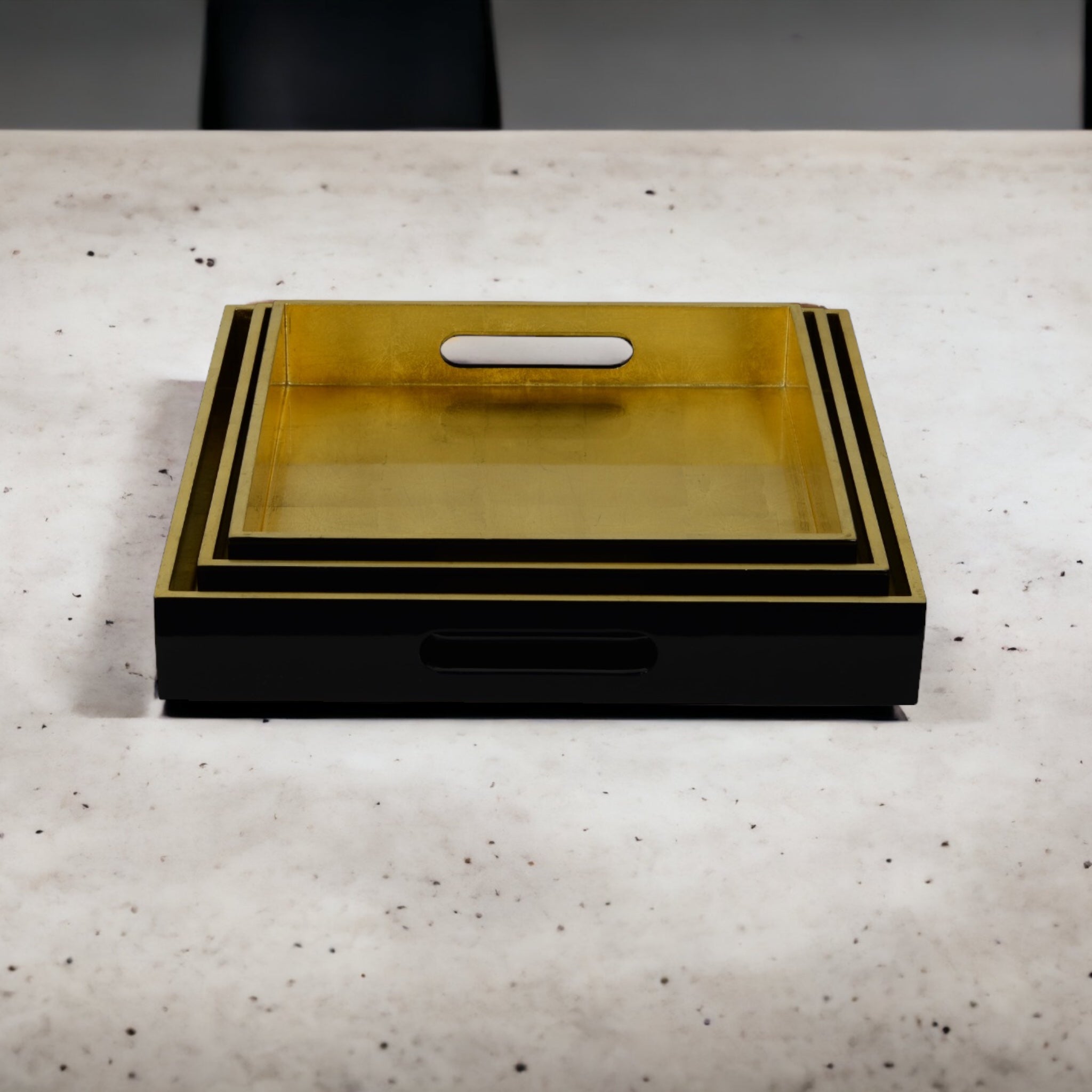 Lacquer-Tablett 3er-Set