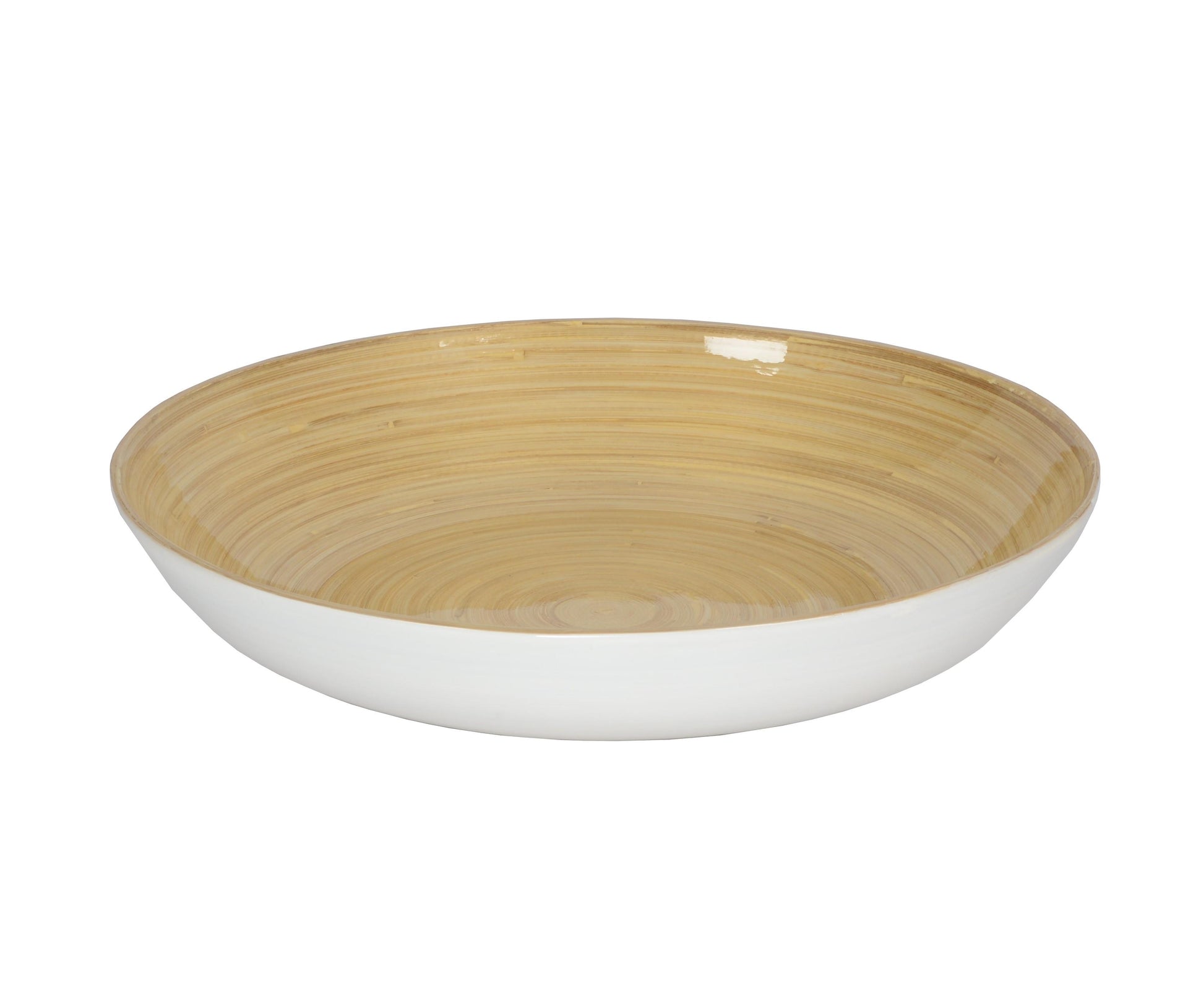 Bambus-Schüssel 30x5,5 Obstschale