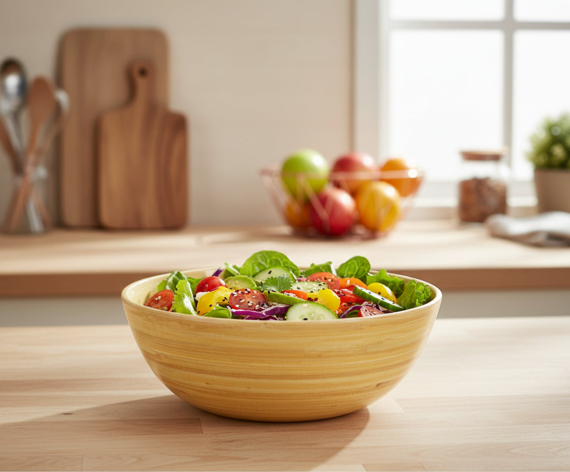 Bambus-Schüssel 18x7